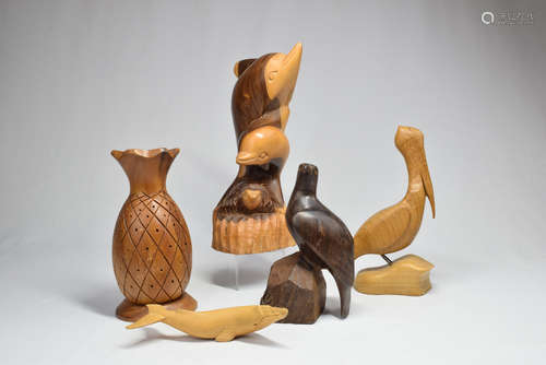 Wood Animal Crafting Group