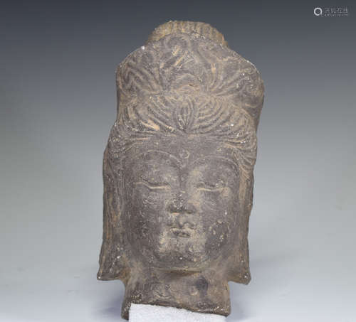 Stone Buddha Head