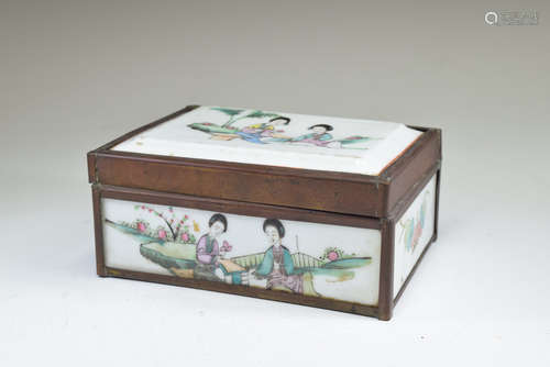 Porcelain Bronze Box