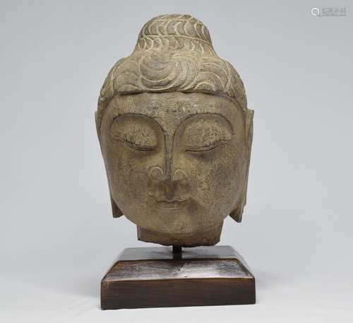 Stone Buddha Head