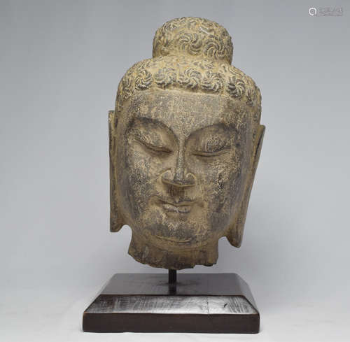 Stone Buddha Head