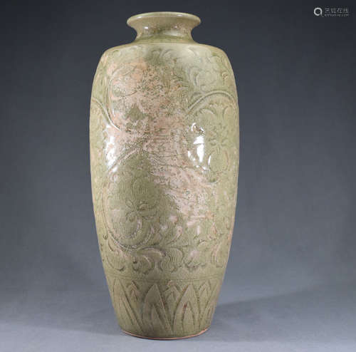 Chinese Yaozhou Kiln Porcelain Vase