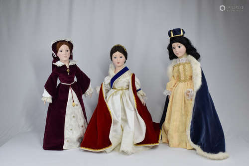 Group of Porcelain Beauty Doll Figure