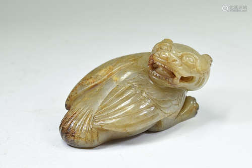 Chinese Jade Beast Figure