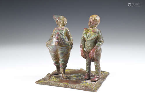 Bronze Clown Miniature Figure