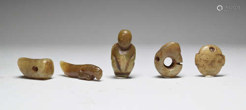 Group of Jade Bead