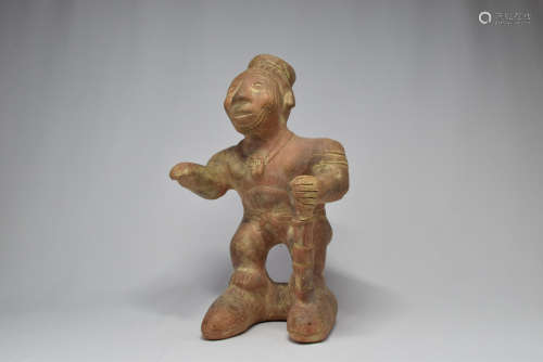 Pottery Man Figure Statue