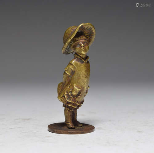 Bronze Girl Miniature Figure