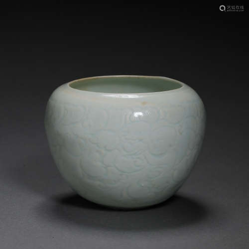 CHINESE SOUTHERN SONG HUTIAN WARE CARVED FLOWER BOWL