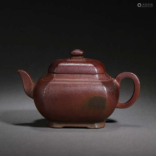 ANCIENT CHINESE ZISHA TEAPOT