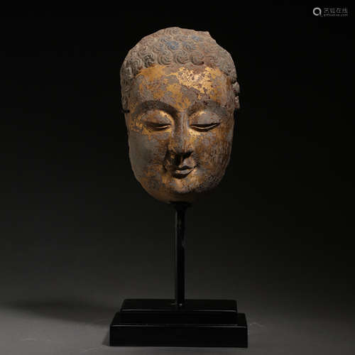 ANCIENT CHINESE BUDDHA HEAD