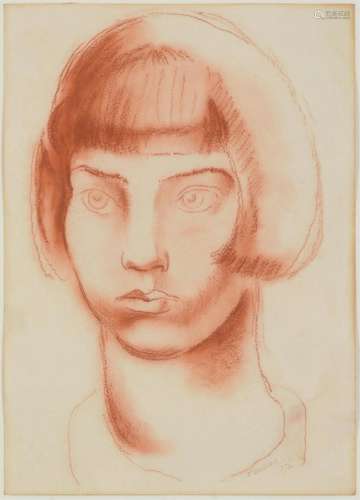 λ† Frank Dobson (British 1886-1963), Head of a girl