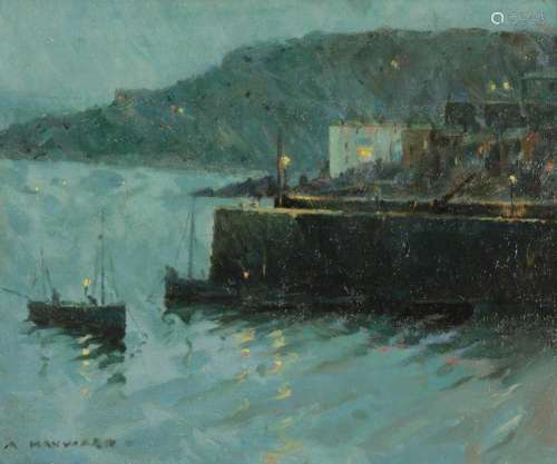 λ Arthur Hayward (British 1889-1971), The harbour, St Ives, ...