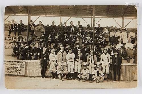 RPPC Baseball Post Card Windgap Pennsylvania