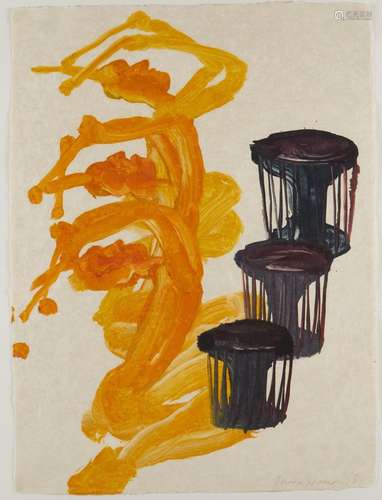 James Nares "Drummers" Monotype