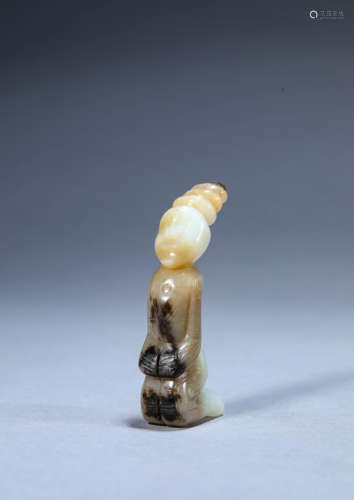 A Chinese Jade Figure Ornament