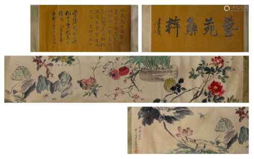 A Chinese Scroll Painting by Wang Xue Tao