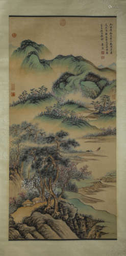 A Chinese Scroll Painting by Tang Yin