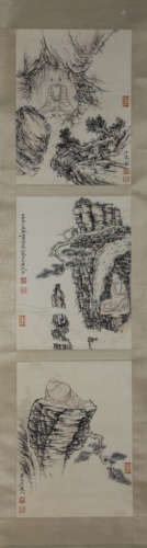 A Chinese Scroll Painting by Shi Tao