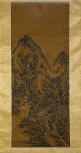 A Chinese Scroll Painting by Zhao Bo Ju