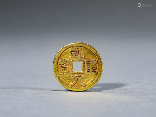 A Chinese Gold Coin