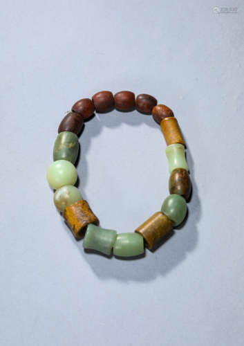 A Set of Chinese Jade Beads