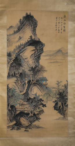 A Chinese Scroll Painting by Wu Guan Dai