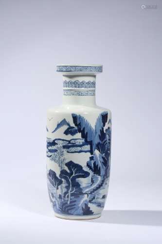 A Chinese Porcelain Blue and White Vase
