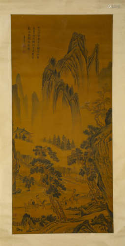 A Chinese Scroll Painting by Tang Yin