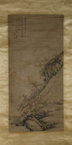 A Chinese Scroll Painting by Wang Hui