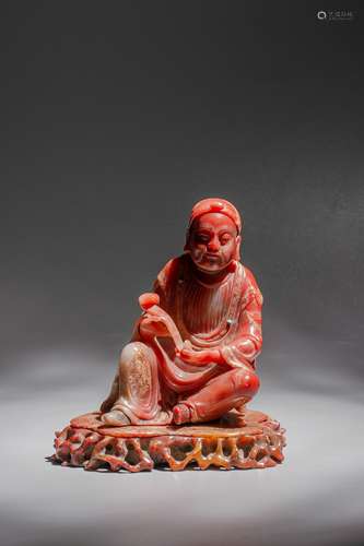 Qing Dynasty Shoushan Furong Stone Statue, China