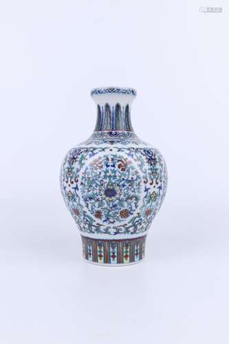 Qing Dynasty Doucai Porcelain 