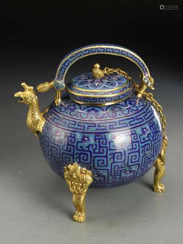 Qing Dynasty Period Of Qianlong Enamel 