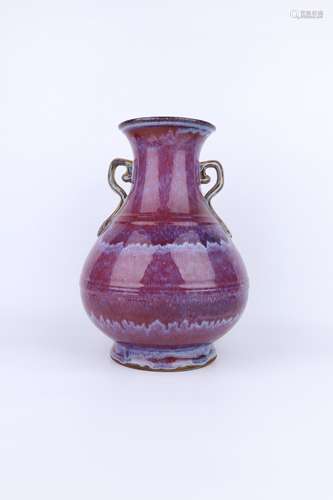 Qing Dynasty Glaze Porcelain Bottle, China