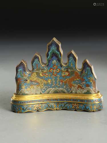 Qing Dynasty Period Of Qianlong Enamel 