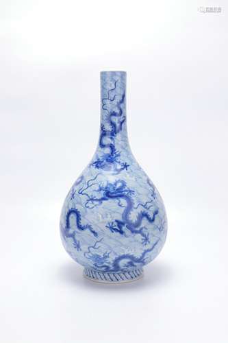 Period Of Yongzheng Blue And White Porcelain 