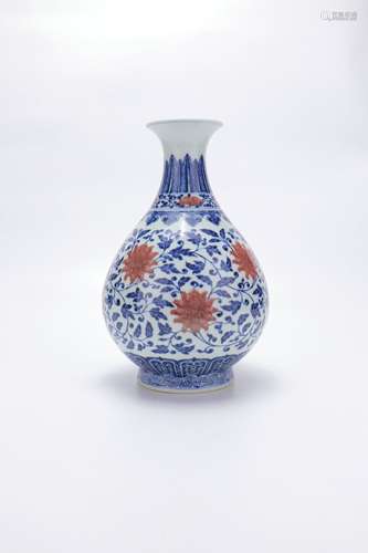 Period Of Yongzheng Blue And White Porcelain Underglaze 