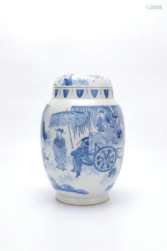 Period Of Chongzhen Blue And White Porcelain 