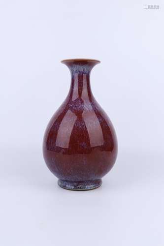 Qing Dynasty Glaze Porcelain Bottle, China