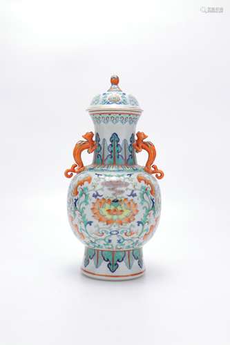 Period Of Qianlong Doucai Porcelain 