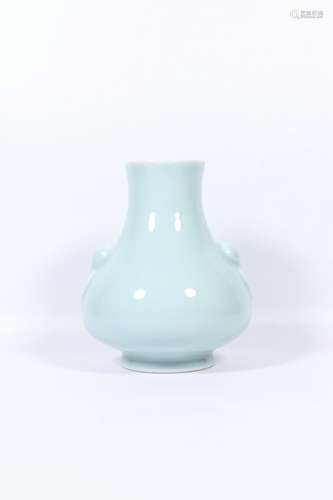 Green Glaze Porcelain Bottle, China