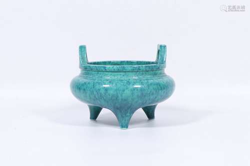 Lujun Glaze Porcelain Incense Burner, China