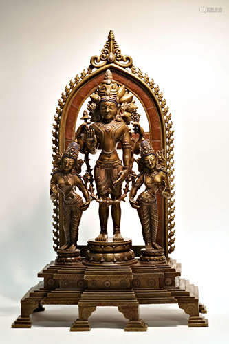 Copper Alloy Figure Of Buddha Statue