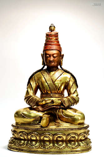 Gilt Bronze Figure Of Buddha