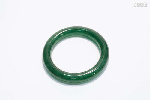 Carved Jade Bangle