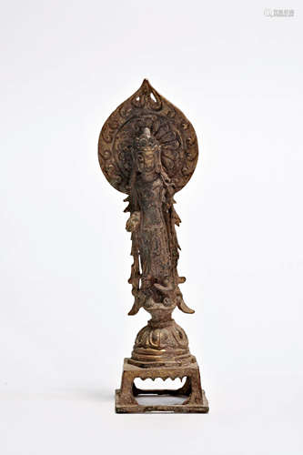 Gilt Bronze Figure Of Buddha Statue