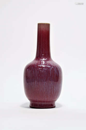 Flambe Glaze Baluster Vase