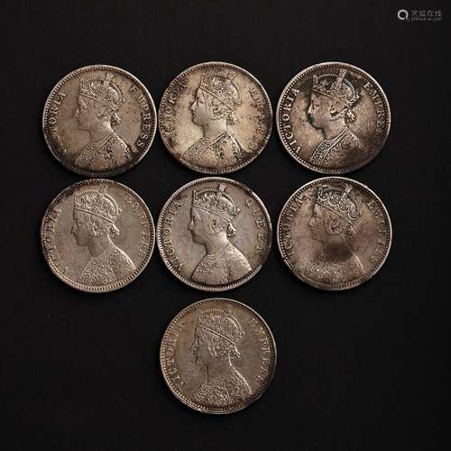 A SET OF STERLING SILVER COINS