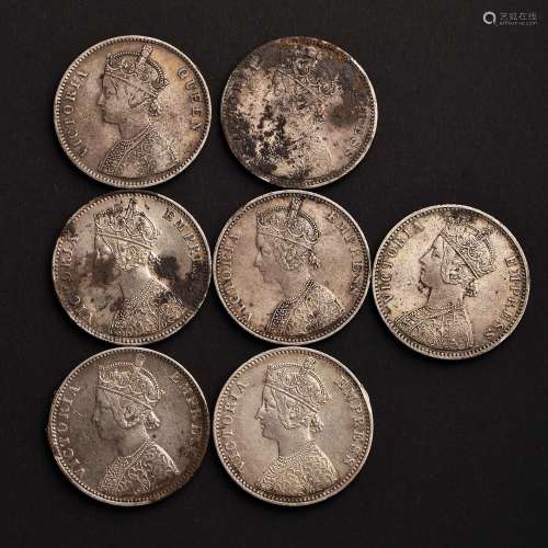 A SET OF STERLING SILVER COINS