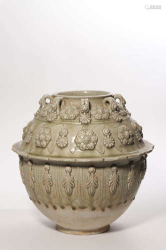 Xiangzhou Kiln Applique-Decorated Jar